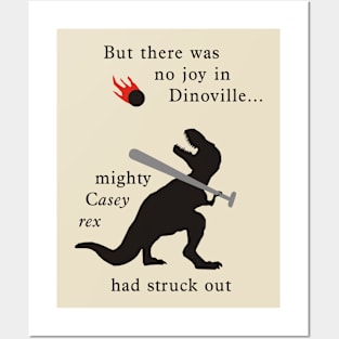 Mighty Casey rex in Dinoville Posters and Art